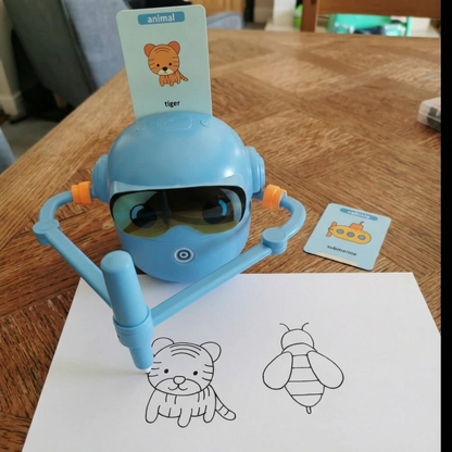 activité éducative loin de écrans avec Mineo, développement de la motricité et de la concentration.